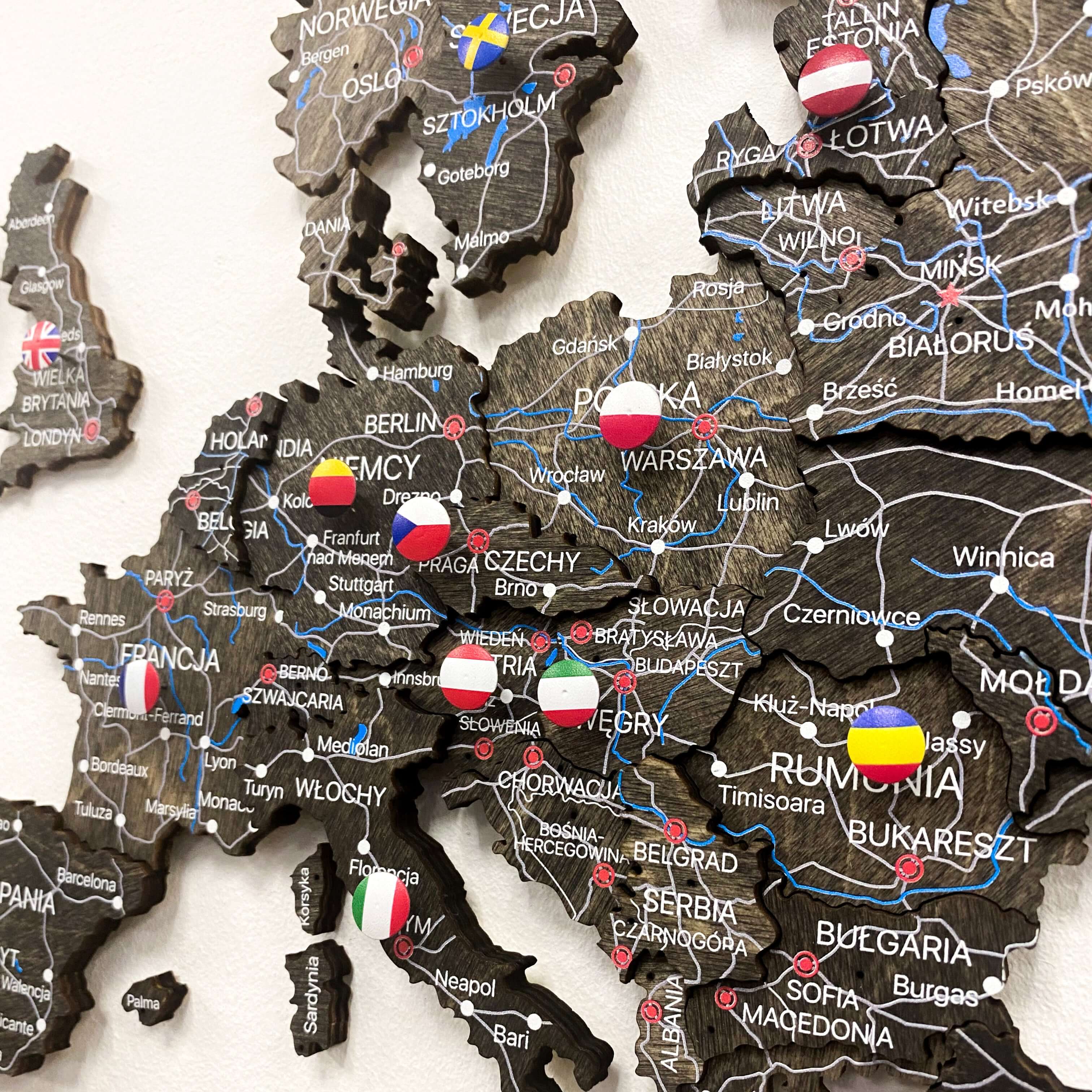 Narodowe flagi Państw